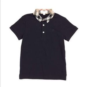 Burberry William Check-Collar Polo